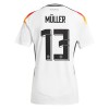 Virallinen pelipaita Saksa Muller 13 Koti Euro 2024 Lyhythihainen - Naisten